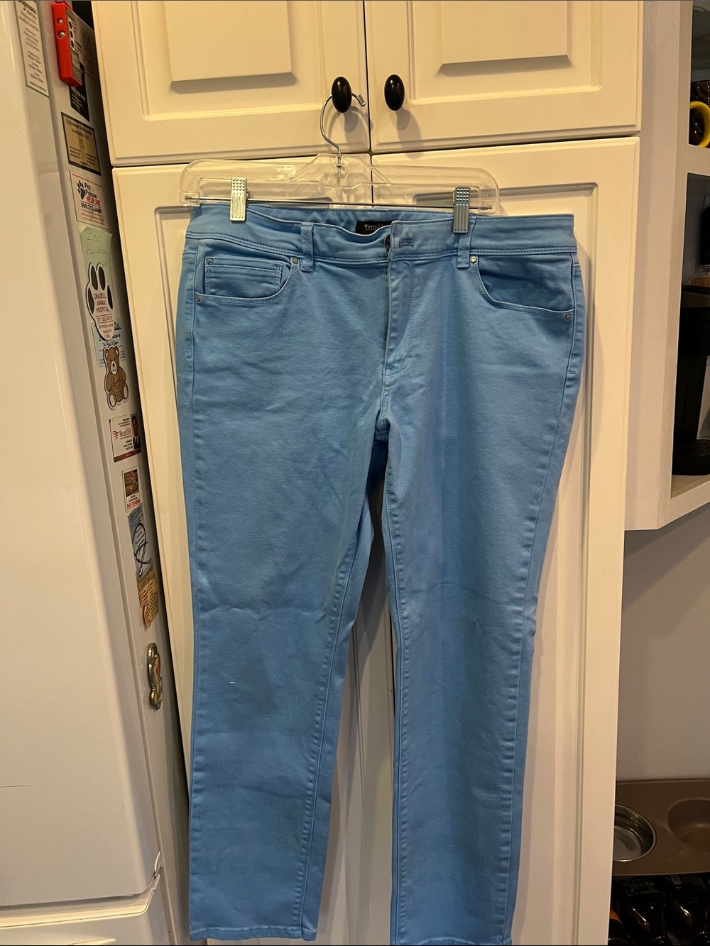 WHBM Blue Ankle Jeans size 14
